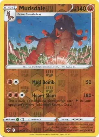 Vivid Voltage Mudsdale #97/185 reverse holo